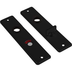Schild - Zwart - Aluminium - Dulimex - Dulimex WC Badkamerslot WC55 zwart