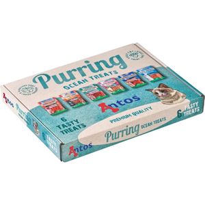 Antos Snackbox Purring Ocean Treatbox Kattensnack Kattensnoep Katten Vissnack