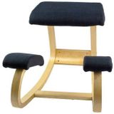 Lowander kniestoel 70x40x50 - ergonomische bureaustoel / schommelstoel - hout