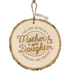 Boomschijf Hanger ""Mother & Daughter