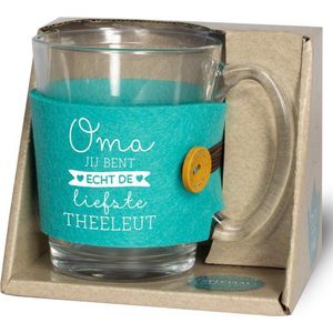 Tijd voor thee - Theeglas - Oma