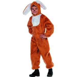 Carnavalskleding dierenkostuum Paas Haas bruin kind Maat 128