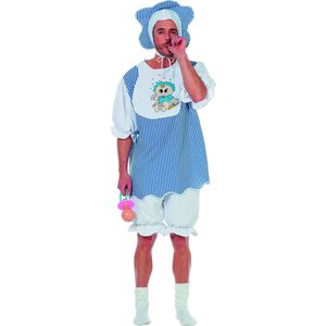 Carnavalskleding - Babydoll Kostuum - Roze of Blauw - Inclusief Hes en Broek