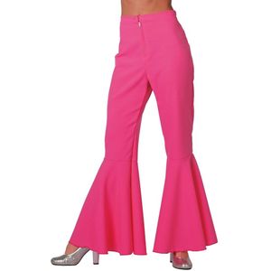 Wilbers - Pantalon Hippie Évasé - Rose - Elastische Taille - Comfortabele Pasvorm