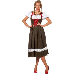 Dirndl - Jurk - Groen - 100% Polyester