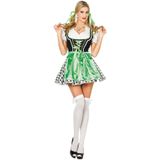 Dirndl Jurk Oktoberfest Groen Dames
