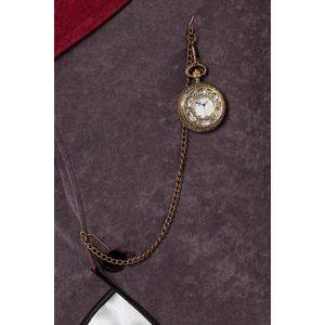 Goudkleurig zakhorloge aan ketting