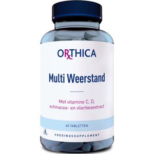 Orthica - Multi Weerstand - Multivitamine - 60 Tabletten - Met Vitamine C en D