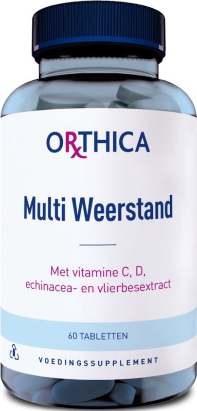 Orthica - Multi Weerstand - Multivitamine - 60 Tabletten - Met Vitamine C en D