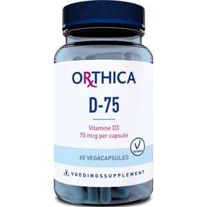 Orthica Vitamine D-75 60 Vegetarische capsules