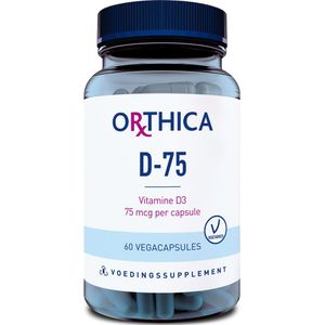 Orthica Vitamine D-75 60 Vegetarische capsules