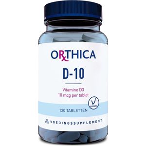 Orthica Vitamine D-10 120 tabletten