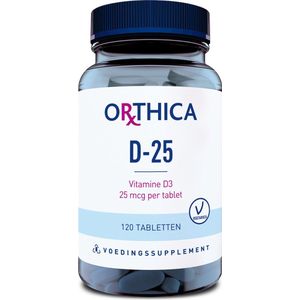 Orthica D-25 (Voedingssupplement) - 120 tabletten
