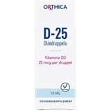 Orthica Vitamine D-25 oliedruppels 15 Milliliter