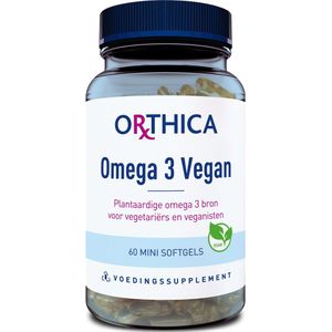 Orthica Omega 3 Vegan 60 softgel capsules