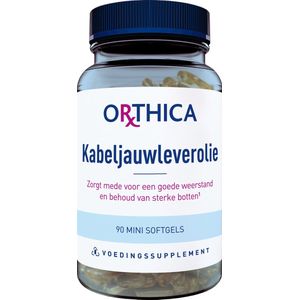 Orthica Kabeljauwleverolie 90 softgels