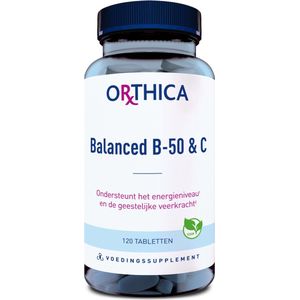 Gratis Verzending: Orthica Balanced B-50 & C 120 tabletten