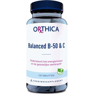 Orthica - Balanced B50 & C - Voedingssupplement - 60 Capsules - Vitamine B-complex