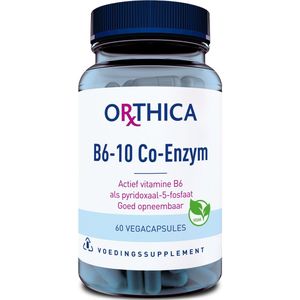 Orthica - B6 10 Co Enzym - Voedingssupplement - 60 Stuks