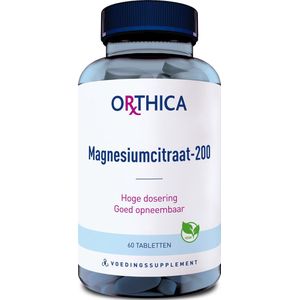 Orthica Magnesium citraat 200 60 Tabletten