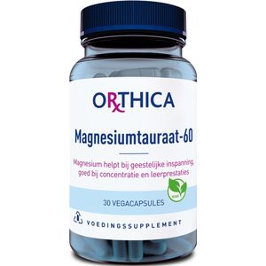 Orthica - Magnesiumtauraat - 60 Capsules - Organisch Gebonden