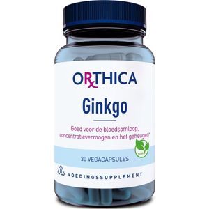 Orthica - Ginkgo - Supplement - 60 Capsules - Ginkgo Biloba Extract