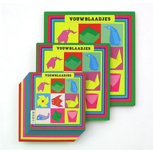 10 Pakjes vouwblaadjes12X12cm 894326