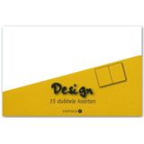 Papyrus Dubbele Kaart 10,5 X 14,8 Cm Papier Wit 15 Stuks