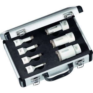 Carat Carat Diamantdroogboorset Tbv Tegels/Natuursteen Op Haakse Slijper Ø 6/8/10/12/20/27/35 - EHSSET04NF