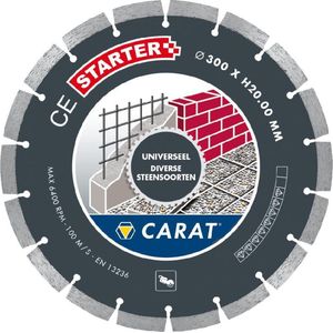 Carat DIAMANTZAAG UNIVERSEEL Ø300x20,00MM, CE STARTER - CES3002000 - CES3002000