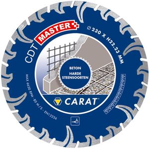 Carat CDTM230300 Diamantzaagblad voor natzagen - 22,2 x 230mm - Beton