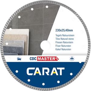 Carat Diamantzaag Tegels/Nat.Steen Ø230X25,40Mm, Cdc Master