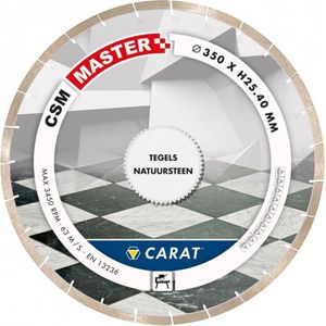 Carat Diamantzaag Tegels Ø350X25,40Mm, Csm Master