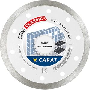 Carat Diamantzaag Tegels Ø115X22,23M - Csm Classic