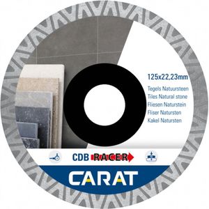 Carat Diamantzaagblad CDB RACER Tegels/Nat.Steen Ø115x22,23mm - CDBM115300