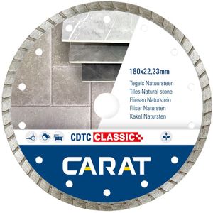 Carat Diamantzaag | Beton / Natuursteen | Ø180X22.23mm | TYPE CDTC / CLASSIC - CDTCC18030