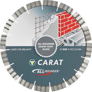 Carat diamantzaagblad - ALLrounder - 230x22,23mm