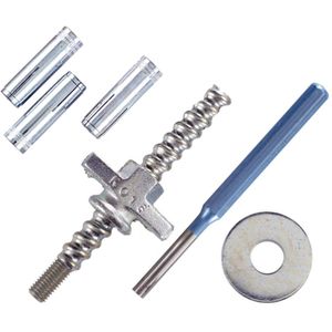 Carat snelspanner + vleugelmoer + ring