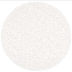 Unique Living Outdoor tafelkleed rond - wit - D160 cm