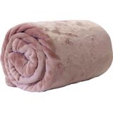 Unique Living - Enzo - Fleece Plaid - Oudroze - 130x180cm