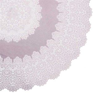 Unique Livings-sTafelkleed Amira Vinyl 180cm Ø lila
