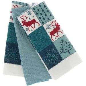 Unique Living | Handdoekset Tord 38x63cm reindeer