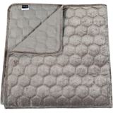 Unique Living Peggy - Bedsprei - Tweepersoons - 220x220 cm - Light grey