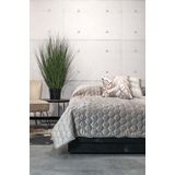 Unique Living Peggy - Bedsprei - Tweepersoons - 220x220 cm - Light grey