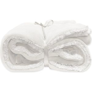 Unique Living Lars - Fleece Plaid - 150x200 cm - Wit