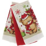 Handdoek - Grijs - Katoen - 50x100 cm