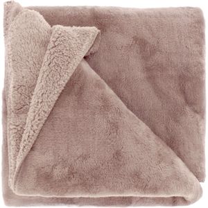 Unique Living fleece plaid 'Torvah' Oudroze