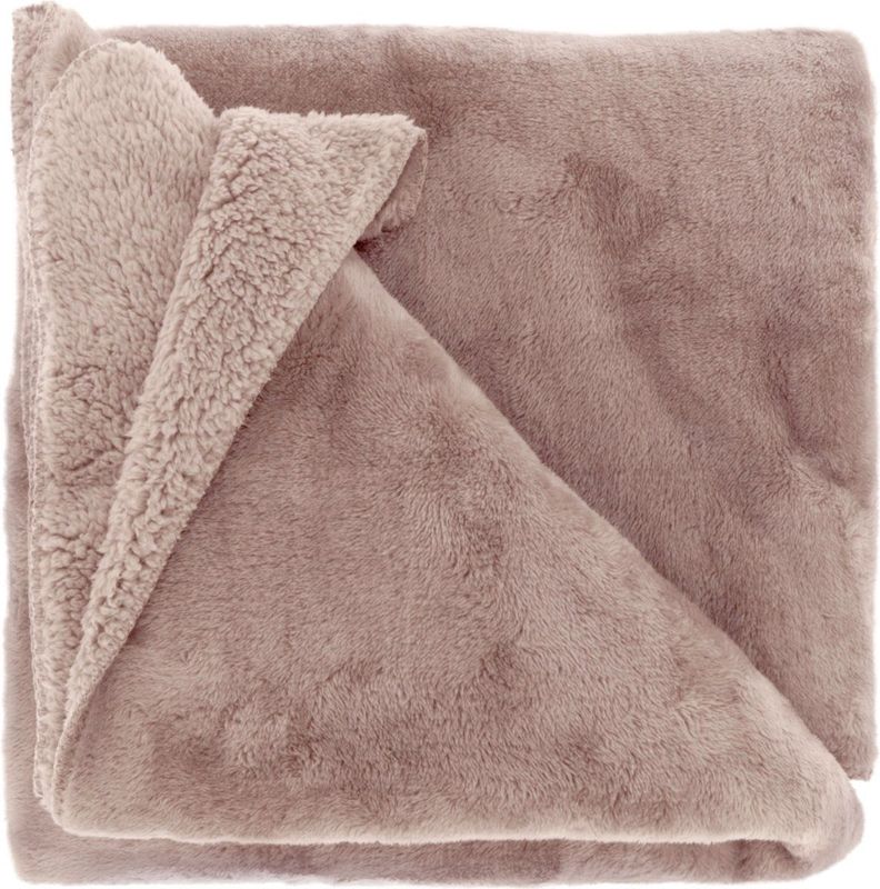 Unique Living fleece plaid 'Torvah' Oudroze