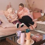 Unique Living - Hoodie Emma - Roze - Onesize