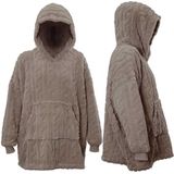 Hoodie - Taupe - Zachte Stof